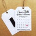 Magnetic Save The Date | save the evening | Calendar
