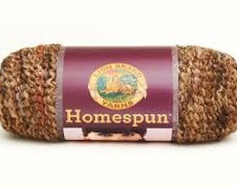 Lion Brand Yarn Homespun Yarn, Barley