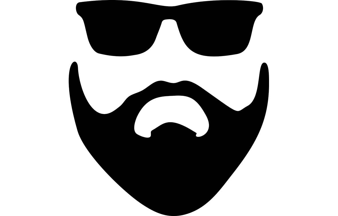 Beard Man SVG