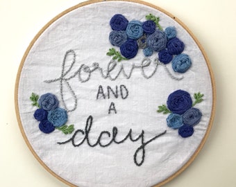 Custom Floral Burst Embroidery