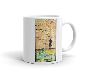 Mug, Sunshine in my Soul, Mixed Media