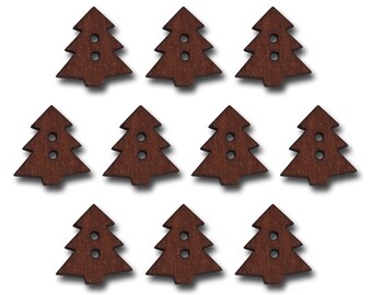 Maya Road Stained Wood Tree Buttons