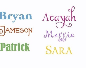 Toy Box Decal, Playroom Wall Decal , Playroom Decal, Name wall decal, Monogram decal, Custom decal, Custom Name sticker, Wall Sticker Name