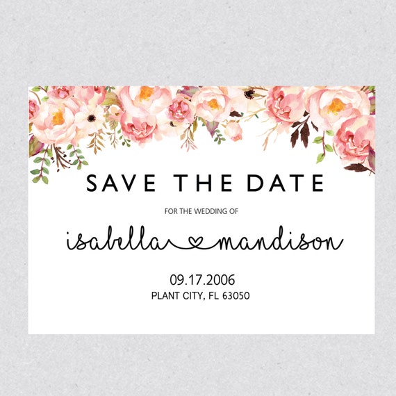 Save The Date Postcards Free Templates