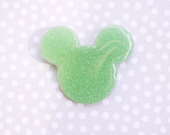 Pastel Green Mickey Brooch