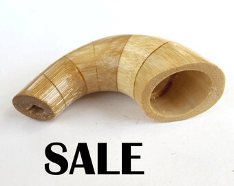 Vintage Wood Horn Pendant (2X) (NS549) S A L E - 63% off