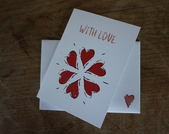 With Love // Greetings Card