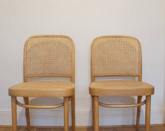 Mid century Josef Hoffman Thonet Prague 811 dining chairs