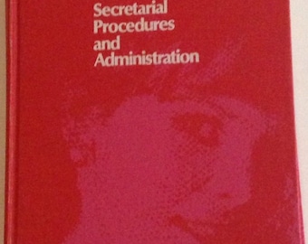 College Textbook 1973 HC Secretarial Procedures & Administration Vintage