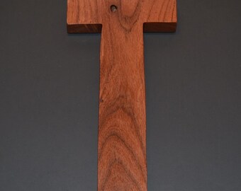 Wood Wall Cross;5"x12"x1";Christian Gift;Baptism, Christening; Confirmation; Sympathy; Easter; Graduation; Free Ground Shipping cc35-3022317