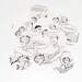 50 Garfield Circle Punchies 1 inch