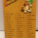 Vintage Kitchen Peg Board Shopping Reminder with Cute Dog