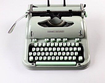 Hermes 3000 - Include New Ribbon BLack & Red - Vintage Portable Typewriter