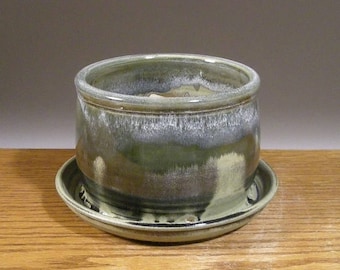 Stoneware Planter , Planter , Small Planter , Handmade , Pottery Planter , by Jon Whitney Pottery