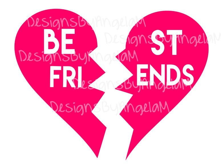 Free Free 347 Best Friends Heart Svg Free SVG PNG EPS DXF File