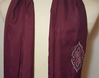 FREE SHIPPING 1940 Rayon Rayon Scarf