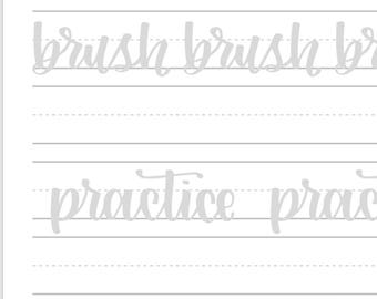 Letter Guide - Lettering Workbook - Traceable