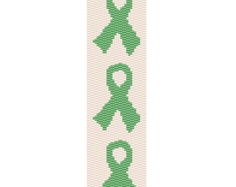 Cerebral Palsy Awareness Peyote Bracelet Pattern