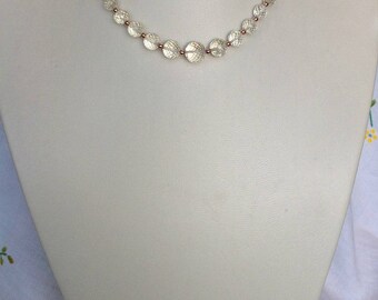 Green Amethyst Rose Gold Necklace