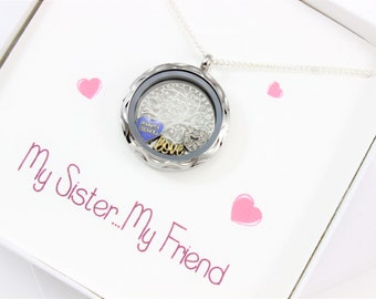 unique sisters gift sister necklace a sister forever