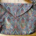 Messenger Bag - Recycled Table Runner - Book and Laptop Bag