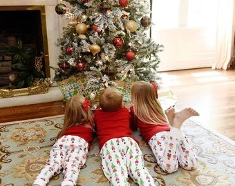 Nutcracker Christmas Pajamas, Children's Holiday Pajamas, PJs, Baby Gown, Matching Doll Pajamas - PRE ORDER 1