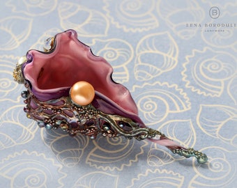 Lampwork bead with electroforming