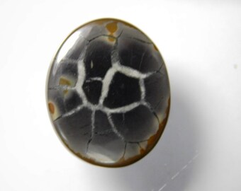 Septarian gemstone. Designer. Septarian loose stone, Natural Septarian Cabochon, Septarian loose gemstone 32 Cts. #2072N