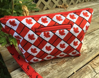 Project Bag with front zip compartment