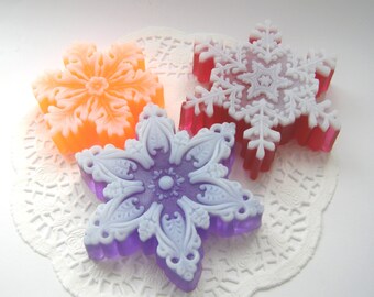 Snowflakes Molds New Year Snowflake Mold Christmas Snowflake Mold Snowflakes Stars Molds Silicone Snowflake Mold Simple Mold