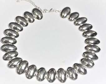 Vintage Silver Shells Necklace- Sterling Silver