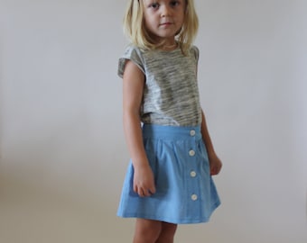 NEW Boardwalk Skirt / PDF sewing pattern / Children's sizes 2T to 6 years / Instant download