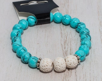 Lava Bead Essential Oil Diffuser Bracelet