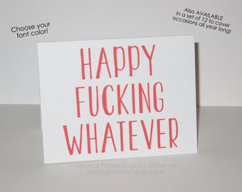 Funny Greeting Card Set for any occasion! Funny Birthday Card, Funny Christmas Card, Funny Valentine's Day Card, Funny Wedding Card