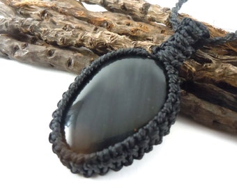 black obsidian necklace nz