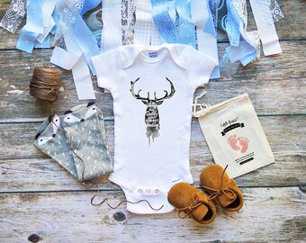 I'm Proof that Daddy isn't Always Hunting Baby Onesie - Daddy's Hunting Buddy - Baby Hunting Onesie - Daddy's Little Hunter - M243