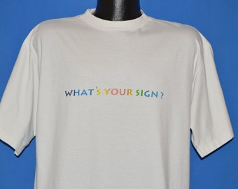90s Hootie And The Blowfish Whats Your Sign t-shirt Extra Large