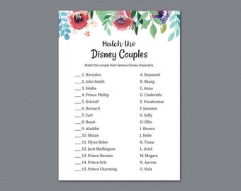 Famous couples game | Etsy