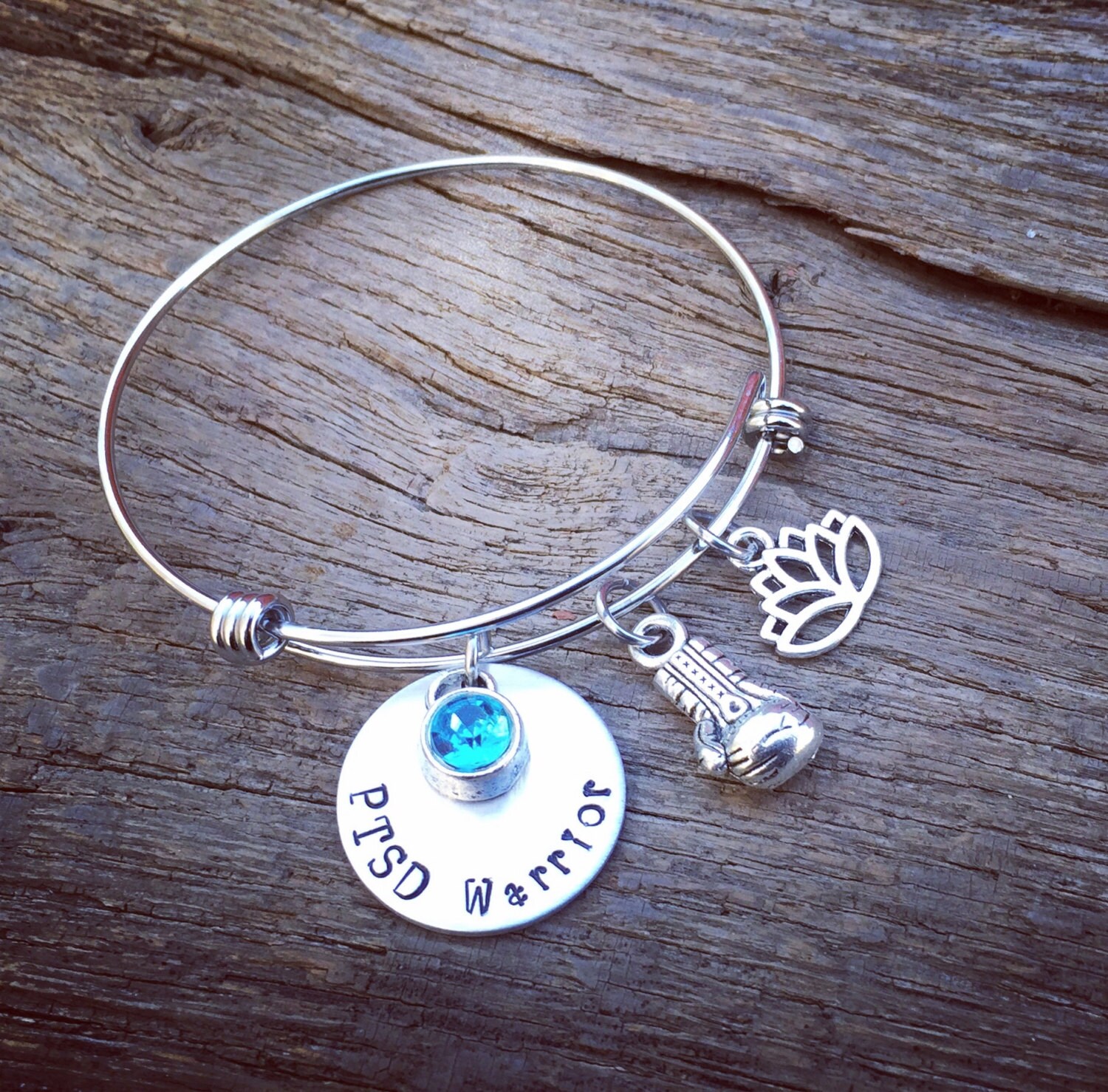 PTSD Warrior Bracelet PTSD Jewelry Medical Alert Bracelet