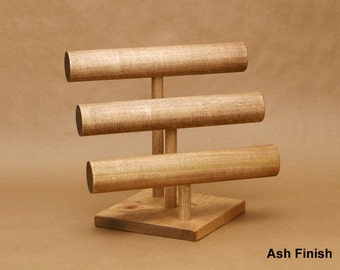 3-Tier Bracelet Display Watch Display T-Bar / Bracelet Stand / Watch Stand / Jewelry Holder / Large Bar 4.5:7.5 10.5 / BR007