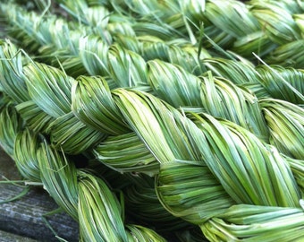 Organic Sweetgrass Braids (Hierochloe ordorata) - At least 1 Ounce - 2018 Harvest