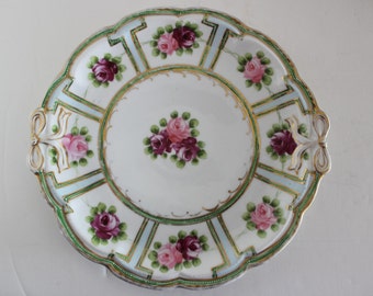 Vintage Hand Painted Nippon Decorative Plate