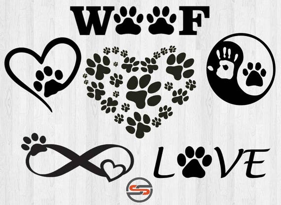 Free Free 199 Love With Paw Print Svg Free SVG PNG EPS DXF File