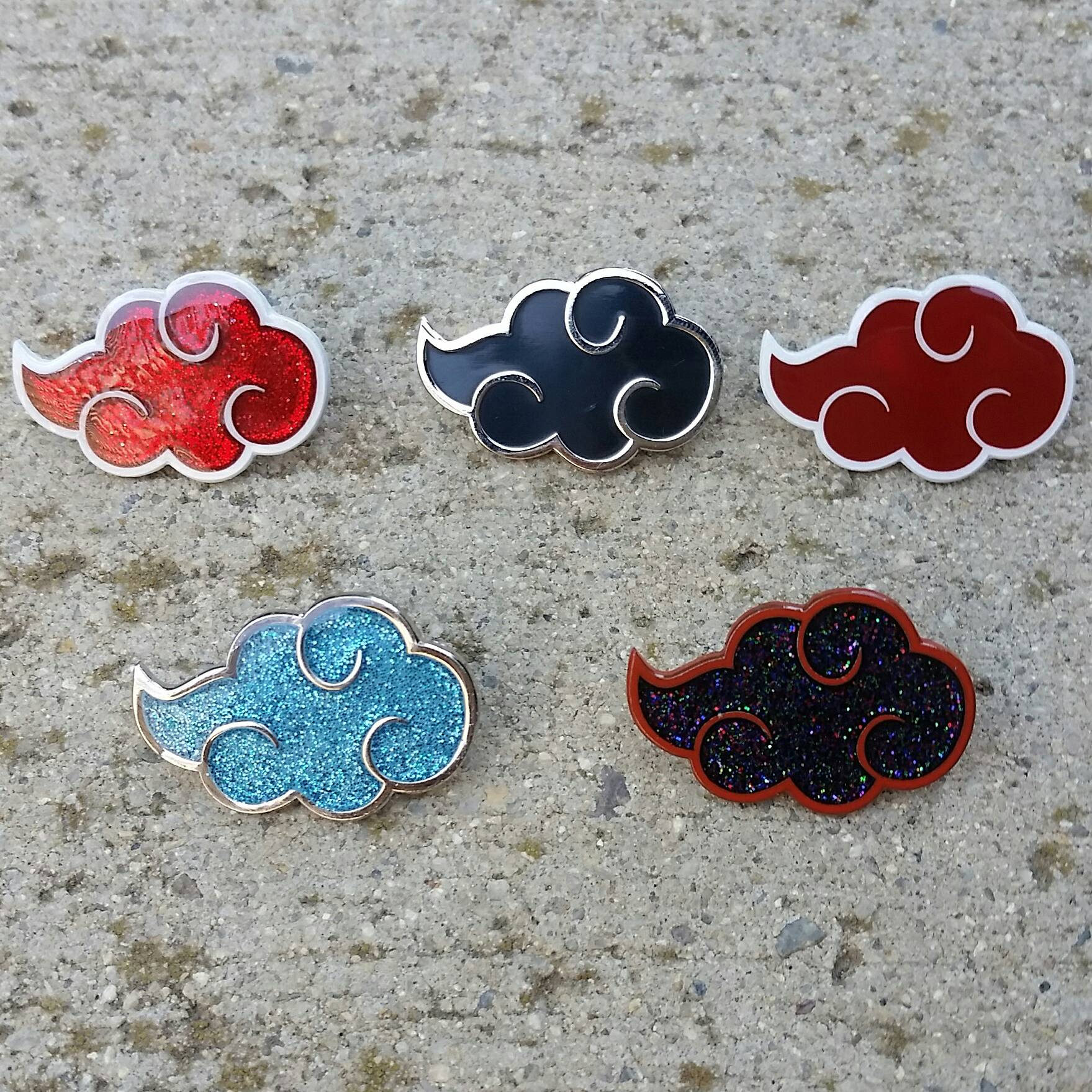 Akatsuki Cloud Enamel Pins