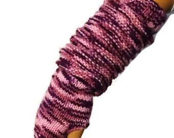 Purple/pink wrist/warmwarmers