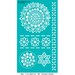 Stencil Mandala Stencils Pattern Template, Reusable, Adhesive, Flexible, for polymer clay, fabric, wood, glass, cards | MANDALA, FLOWER STAR