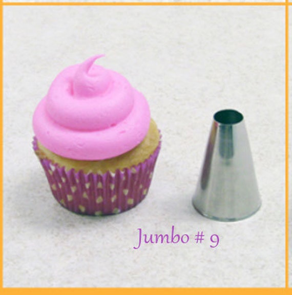 JUMBO ROUND Pastry Tip Extra Large Plain Icing Tip 9