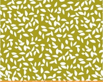 Lemmikki by Lotta Jansdotter for Windham Fabrics - 43087-2 - Lime Yellow - FQ - Fat Quarter - Cotton Quilt Fabric
