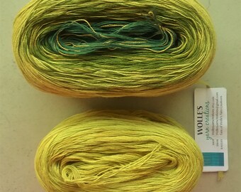 Kit -- AVOCADO MEDLEY 2 -- Sport Weight -- Color Changing Cotton yarn (150 gr /480 yards)