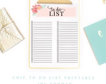 To Do List Printable - Instant Digital Download planner - work printable - productivity printable - home printable - organization printable